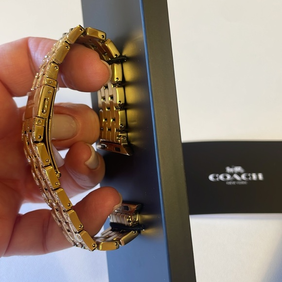 Coach Gold Watch Band for Apple Watch - Picture 5 of 6